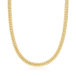 Italian 18kt Yellow Gold Infinity-Link Necklace