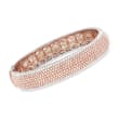 5.10 ct. t.w. Pink and White Diamond Bracelet in 18kt Two-Tone Gold