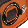 &quot;Windsor&quot; Brown and Orange Single Watch Winder by Wolf Designs
