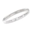 Child's &quot;I Love You to the Moon and Back&quot; Bangle Bracelet in Sterling Silver