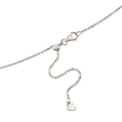 .28 ct. t.w. Diamond Station Necklace in 14kt White Gold 