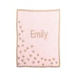 Child's Butterscotch Blankees Personalized Metallic Hearts Blanket
