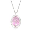 Sterling Silver Tree of Life Locket Pendant Necklace