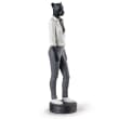 Lladro &quot;Panther Woman&quot; Porcelain Figurine