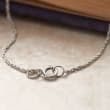 Sterling Silver and 14kt Yellow Gold Bead Necklace with .35 ct. t.w. Diamonds