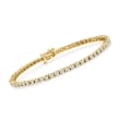 3.00 ct. t.w. Diamond Tennis Bracelet in 14kt Yellow Gold