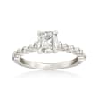Henri Daussi 1.04 ct. t.w. Diamond Engagement Ring in 18kt White Gold