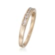 .25 ct. t.w. Channel-Set Diamond Ring in 14kt Yellow Gold