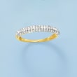 .50 ct. t.w. Pave Diamond Ring in 14kt Yellow Gold