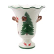 Vietri &quot;Old St. Nick&quot; Large Footed Cachepot from Italy