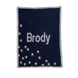 Child's Butterscotch Blankees Personalized Metallic Stars Blanket