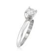 .91 Carat Certified Diamond Ring in Platinum