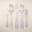 Studio Silversmiths &quot;Classic Hammered&quot; Stainless Steel Flatware