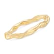 Italian Andiamo 14kt Yellow Gold Bangle Bracelet