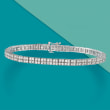 3.00 ct. t.w. Diamond Two-Row Bracelet in Sterling Silver