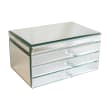 Mele & Co. &quot;Maxine&quot; Mirrored Glass Jewelry Box