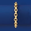 18kt Yellow Gold Interlocking-Link Bracelet