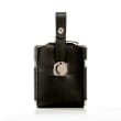 Brouk & Co. Black Faux Leather Hip Flask with Golfing Accessories