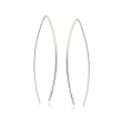 Sterling Silver Linear Wire Threader Earrings
