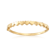 18kt Yellow Gold Multi-Heart Ring