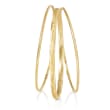 Italian 14kt Yellow Gold Textured Bangle Bracelet