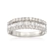 1.05 ct. t.w. Diamond Band Ring in Sterling Silver
