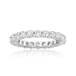 2.00 ct. t.w. CZ Eternity Band in Sterling Silver
