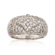 C. 1990 Vintage 2.50 ct. t.w. Pave Diamond Ring in 18kt White Gold