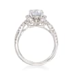 Gabriel Designs .40 ct. t.w. Diamond Engagement Ring Setting in 14kt White Gold