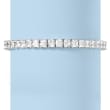 16.00 ct. t.w. Princess-Cut CZ Tennis Bracelet in Sterling Silver