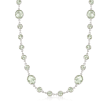 50.00 ct. t.w. Prasiolite Necklace in Sterling Silver