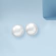 10-11mm Cultured Pearl Stud Earrings in 14kt Yellow Gold