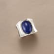 Italian Lapis Ring in Sterling Silver
