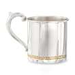 Cunill Baby's Sterling Silver and 24kt Gold Plate Beaded Cup