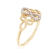 .10 ct. t.w. Diamond Infinity Ring in 14kt Yellow Gold