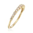 .20 ct. t.w. Graduated Diamond Ring in 14kt Yellow Gold