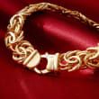 14kt Yellow Gold Byzantine Bracelet