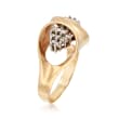 C. 1970 Vintage .35 ct. t.w. Diamond Cluster Ring in 14kt Yellow Gold