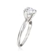 1.50 Carat Diamond Solitaire Ring in Platinum
