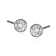 Swarovski Crystal &quot;Latitude&quot; Clear Crystal Drop Earrings in Silvertone