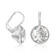 Swarovski Crystal &quot;Bella Mini&quot; Drop Earrings in Silvertone
