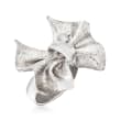 Italian Sterling Silver Bow Ring