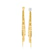 14kt Yellow Gold Mirror-Link Tassel Earring Jackets