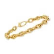 Phillip Gavriel &quot;Italian Cable&quot; Cable-Link Bracelet in 14kt Yellow Gold