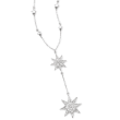 .50 ct. t.w. Diamond Double Star Y-Necklace in Sterling Silver