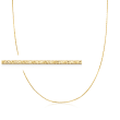 Italian .8mm 18kt Yellow Gold Diamond-Cut Snake Chain Necklace