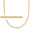 3.2mm 14kt Yellow Gold Franco Wheat-Chain Necklace