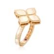 Roberto Coin &quot;Princess&quot; 18kt Yellow Gold Flower Ring