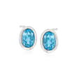 4.60 ct. t.w. Multi-Gemstone Jewelry Set: Five Pairs of Stud Earrings in Sterling Silver