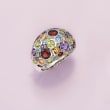 3.75 ct. t.w. Multi-Stone Dome Ring in Sterling Silver